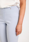 Robell Marie Full Length Slim Leg Trousers, Light Blue