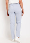 Robell Marie Full Length Slim Leg Trousers, Light Blue