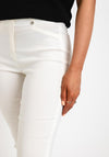 Robell Rose 09 Ankle Grazer Slim Trousers, Off White