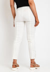 Robell Rose 09 Ankle Grazer Slim Trousers, Off White