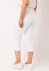 Robell Maire 07 Slim Fit Cropped Trousers, White