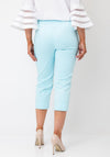 Robell Marie 07 Slim Fit Cropped Trousers, Light Blue