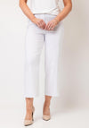 Robell Efi Cropped Leg Trousers, White