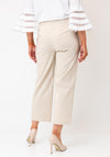Robell Efi Cropped Leg Trousers, Beige