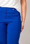 Robell Efi Cropped Leg Trousers, Blue