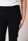 Robell Efi Cropped Leg Trousers, Navy