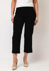 Robell Efi Cropped Leg Trousers, Black