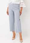 Robell Efi Cropped Leg Trousers, Grey