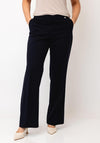 Robell Paula Pull On Wide Leg Trousers, Navy