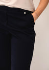 Robell Paula Pull On Wide Leg Trousers, Navy