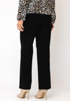 Robell Paula Pull On Wide Leg Trousers, Black