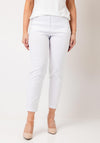 Robell Bella 09 Petite Ankle Grazer Trousers, White