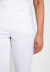 Robell Bella 09 Ankle Grazer Trousers, White