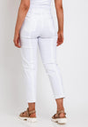 Robell Bella 09 Ankle Grazer Trousers, White