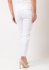Robell Bella 09 Petite Ankle Grazer Trousers, White