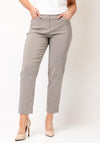 Robell Bella 09 Petite Ankle Grazer Trousers, Light Taupe