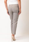 Robell Bella 09 Petite Ankle Grazer Trousers, Light Taupe