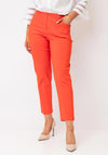 Robell Bella 09 Ankle Grazer Trousers, Orange