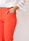 Robell Bella 09 Ankle Grazer Trousers, Orange