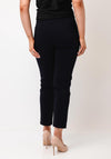 Robell Bella 09 Petite Slim Cropped Trousers, Navy