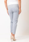 Robell Bella 09 Petite Ankle Grazer Trousers, Light Grey