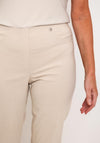 Robell Bella Full Length Stretch Trouser, Beige