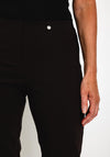Robell Bella Full Length Slim Fit Trousers, Deep Brown
