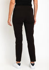 Robell Bella Full Length Slim Fit Trousers, Deep Brown
