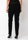 Robell Bella Full Length Slim Leg Trousers, Black