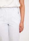 Robell Sahra Full Length Slim Fit Trouser, White