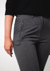 Robell Sahara Slim Fit Trousers, Grey