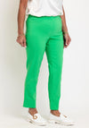 Robell Bella 09 Turn Up Ankle Grazer Trousers, Bright Green