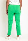 Robell Bella 09 Turn Up Ankle Grazer Trousers, Bright Green
