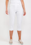 Robell Marie 07 Stretch Crop Trousers, Off White
