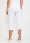 Robell Marie 07 Stretch Crop Trousers, Off White