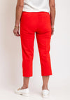 Robell Maire 07 Slim Fit Cropped Trousers, Red