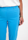 Robell Maire 07 Slim Fit Cropped Trousers, Bright Blue