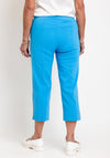 Robell Maire 07 Slim Fit Cropped Trousers, Bright Blue