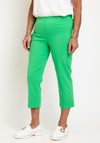 Robell Maire 07 Slim Fit Cropped Trousers, Bright Green