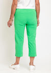 Robell Maire 07 Slim Fit Cropped Trousers, Bright Green