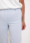Robell Maire 07 Slim Fit Cropped Trousers, Light Grey