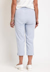 Robell Maire 07 Slim Fit Cropped Trousers, Light Grey