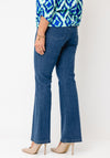 Robell Joella Pull on Flared Jeans, Blue