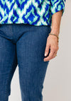 Robell Joella Pull on Flared Jeans, Blue