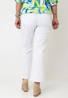 Robell Joella 09 Pull On Bootleg Jeans, White