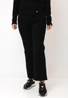 Robell Pull On Bootcut Fit Jeans, Black