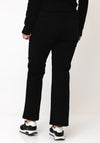 Robell Pull On Bootcut Fit Jeans, Black