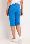 Robell Bella 05 Slim Knee Length Shorts, Blue