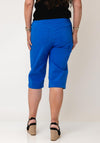 Robell Bella 05 Knee Length Shorts, Royal Blue
