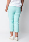 Robell Rose 07 Slim Fit Capri Trousers, Turquoise